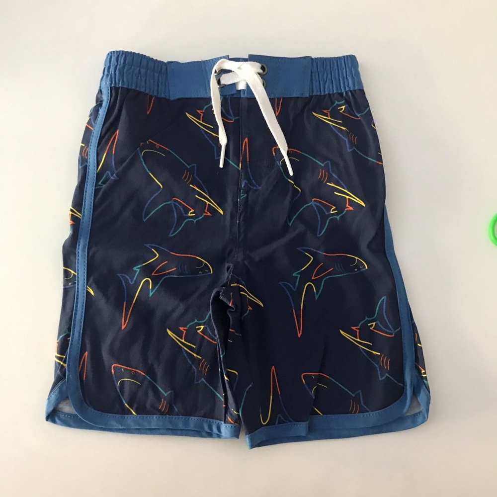 Hanna Andersson Shark Board Shorts
